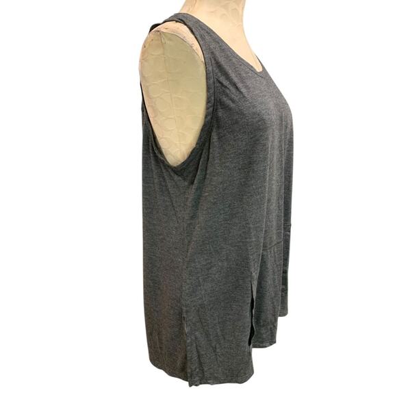 XL RBX Womens Gray Workout Tank Top Shirt Heathered - Picture 7 of 8